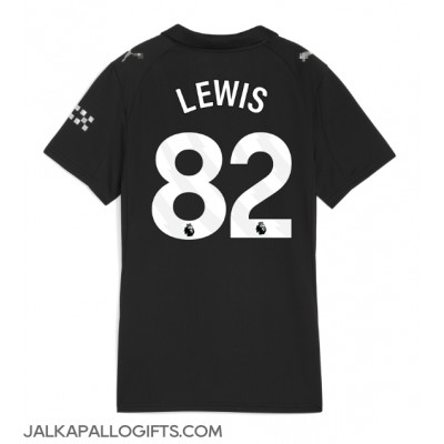 Manchester City Rico Lewis #82 Vieraspaita Naiset 2025-26 Lyhythihainen Manchester City Rico Lewis #82 Vieraspaita Naiset 2025-26 Lyhythihainen